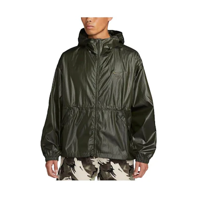 Nike Solid Logo Hoodie Full-Zip Jacket Black DX0140-355