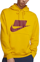 Nike Solid Logo Pullover Sweatshirt Dark Sulfur BV4541-743 Nike Solid Logo Pullover Sweatshirt Dark Sulfur BV4541-743