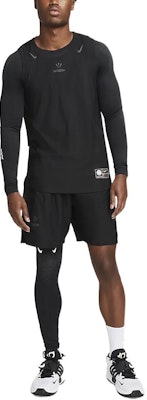 Nike Celana Basket Slim Fit Satu Kaki Logo Solid Warna Hitam DN0003-010 Details for Nike Celana Basket Slim Fit Satu Kaki Logo Solid Warna Hitam DN0003-010