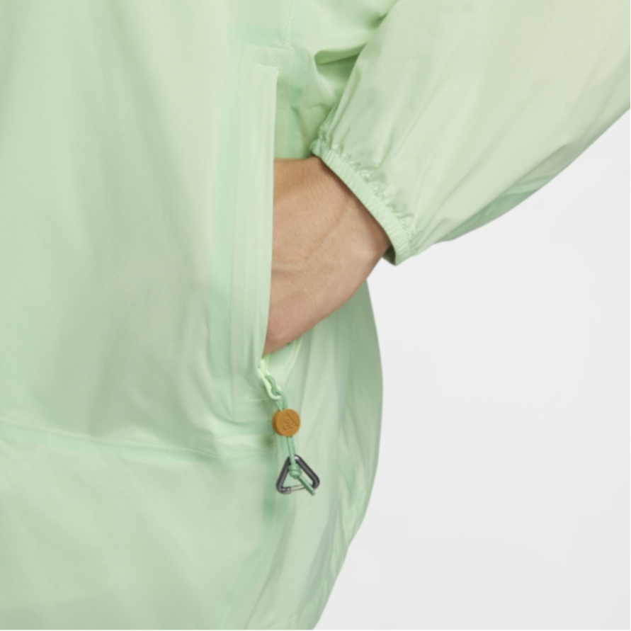 Nike Solid Windbreaker Woven Hooded Jacket Green FQ3063-376 圖 7