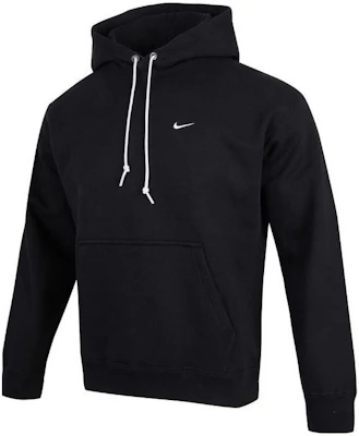 Nike Solo Swoosh Black Hoodie Mens Pullover Embroidered Logo Long Sleeve DX1356-010 Buy Nike Solo Swoosh Black Hoodie Mens Pullover Embroidered Logo Long Sleeve DX1356-010