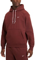 Nike Solo Swoosh Brown Hoodie Casual Long-Sleeve Pullover DX1355-231