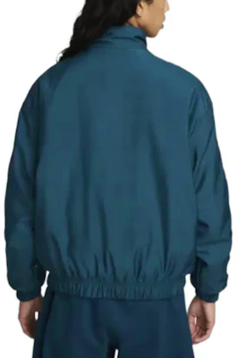 Nike Solo Swoosh Embroidered Logo Stand Collar Jacket Unisex - Blue DN1267-460 Details for Nike Solo Swoosh Embroidered Logo Stand Collar Jacket Unisex - Blue DN1267-460