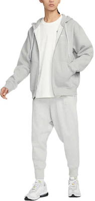 Nike Solo Swoosh 刺繡灰色拉鍊連帽外套 DR0404-063 Details for Nike Solo Swoosh 刺繡灰色拉鍊連帽外套 DR0404-063