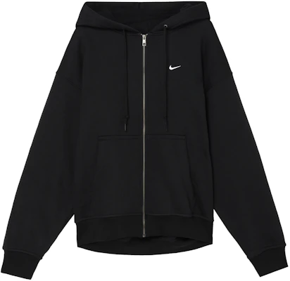 Nike Solo Swoosh Full-Zip Hoodie Jacket Black Versatile Outerwear FZ1165-010 Buy Nike Solo Swoosh Full-Zip Hoodie Jacket Black Versatile Outerwear FZ1165-010