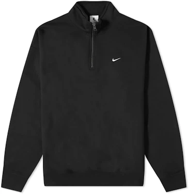 Nike Solo Swoosh 黑色半拉鍊連帽運動衫 DQ5209-010 Buy Nike Solo Swoosh 黑色半拉鍊連帽運動衫 DQ5209-010