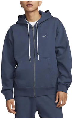 Nike Solo Swoosh Lightning Blue Zip-Up Hoodie Fleece Casual Jacket DR0404-437 Order Nike Solo Swoosh Lightning Blue Zip-Up Hoodie Fleece Casual Jacket DR0404-437