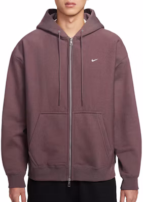 Nike Solo Swoosh Loose Fit Fleece Hoodie Full-Zip Jacket HV1085-502 Buy Nike Solo Swoosh Loose Fit Fleece Hoodie Full-Zip Jacket HV1085-502