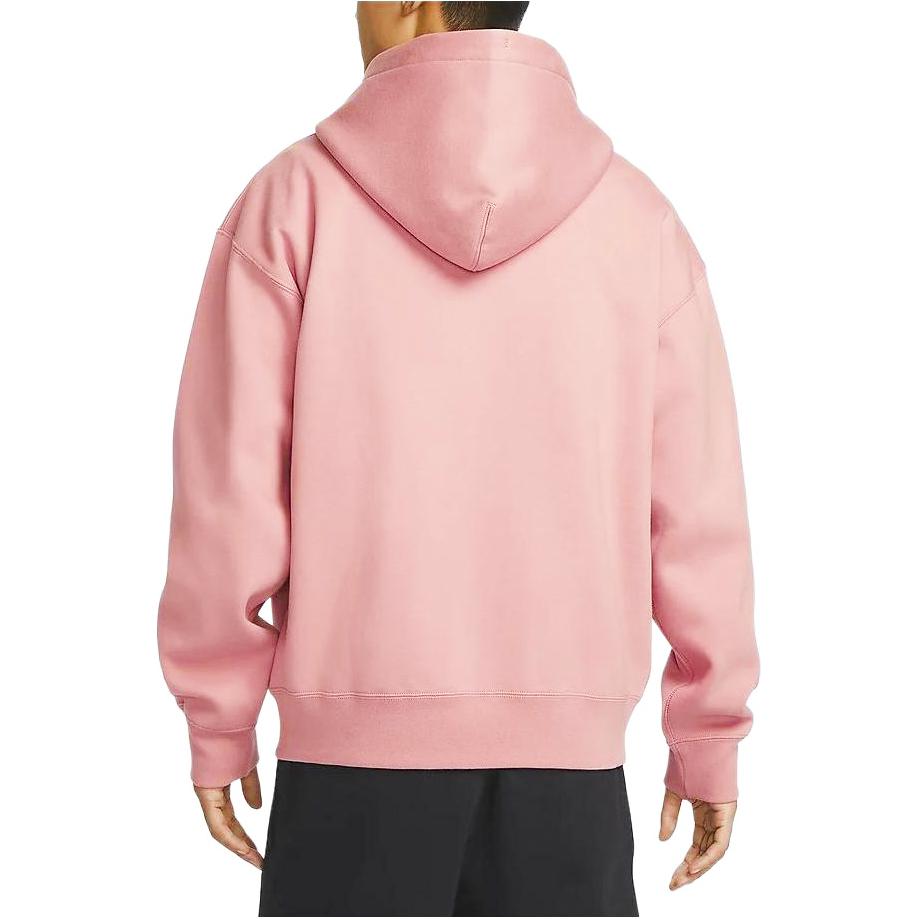 Details for Nike Solo Swoosh Stardust Red Sudadera con Capucha Cremallera Chaqueta Casual DR0404-618