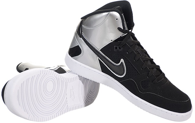 Nike Son of Force Mid 'Black Metallic Silver' 616281-005 Shop Nike Son of Force Mid 'Black Metallic Silver' 616281-005
