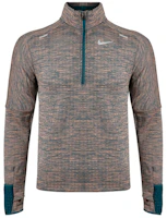 Nike Sphere Dri-FIT Half-Zip Pullover Fleece Running Top Dark Teal Green CU6088-394 Nike Sphere Dri-FIT Half-Zip Pullover Fleece Running Top Dark Teal Green CU6088-394