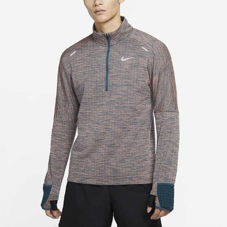 Purchase Nike Sphere Dri-FIT 半拉鍊羊毛跑步上衣 深藍綠 CU6088-394