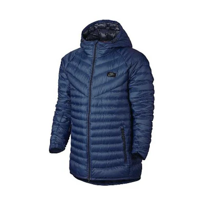 Nike Sportswear Hooded Down Jacket Blue 943373-423