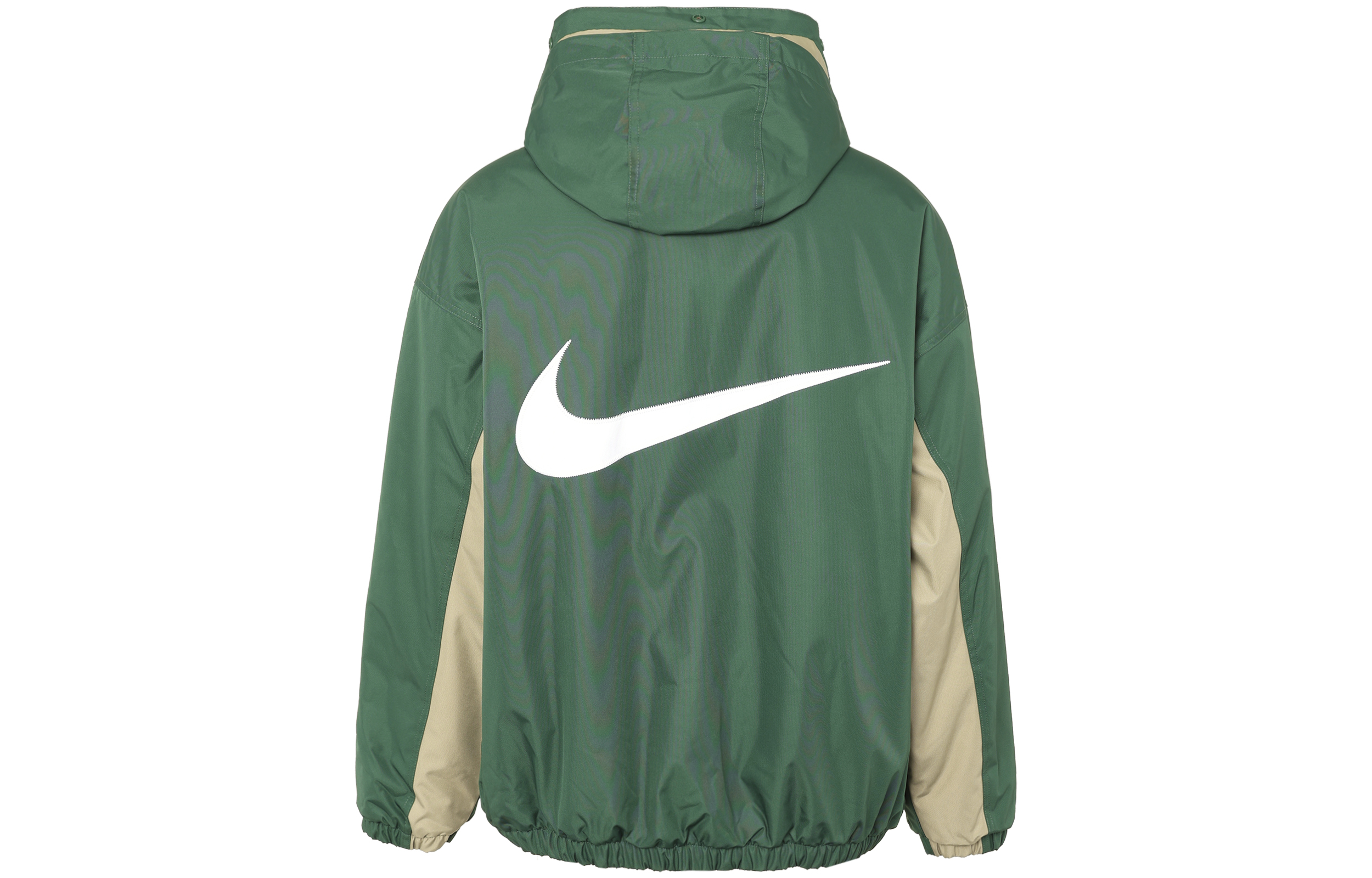 Lookbook 나이키 스포츠웨어 루즈핏 롱슬리브 프린트 자켓 퍼 그린. FB7853-323