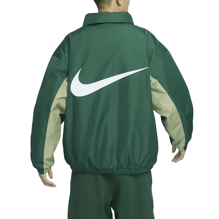 Details for 나이키 스포츠웨어 루즈핏 롱슬리브 프린트 자켓 퍼 그린. FB7853-323