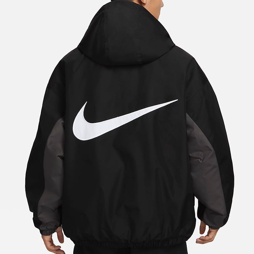 Shop 나이키 스포츠웨어 방풍 보온 스포츠 자켓 FB7853-010