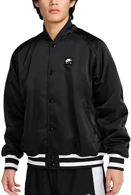 Nike Sportswear Air Varsity Jacket Black Casual Stylish Outerwear HJ0302-010 Buy Nike Sportswear Air Varsity Jacket Black Casual Stylish Outerwear HJ0302-010