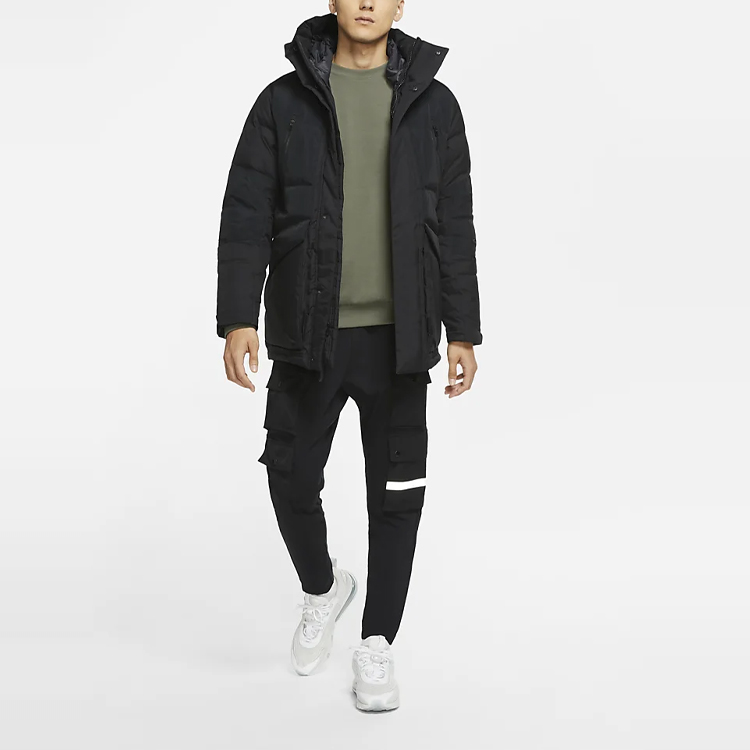 Nike Sportswear Black Winter Hooded Down Jacket CU4393-010 圖 4