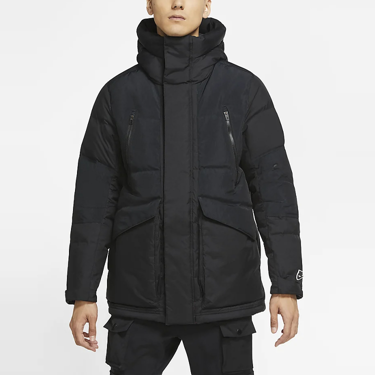 Nike Sportswear Black Winter Hooded Down Jacket CU4393-010 圖 5