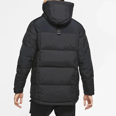 Nike Sportswear Black Winter Hooded Down Jacket CU4393-010 Details for Nike Sportswear Black Winter Hooded Down Jacket CU4393-010