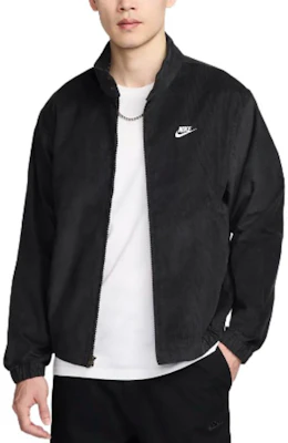 Nike Sportswear Club Jaket Harrington Korduroi Hitam Gaya Retro FZ0632-010 Order Nike Sportswear Club Jaket Harrington Korduroi Hitam Gaya Retro FZ0632-010