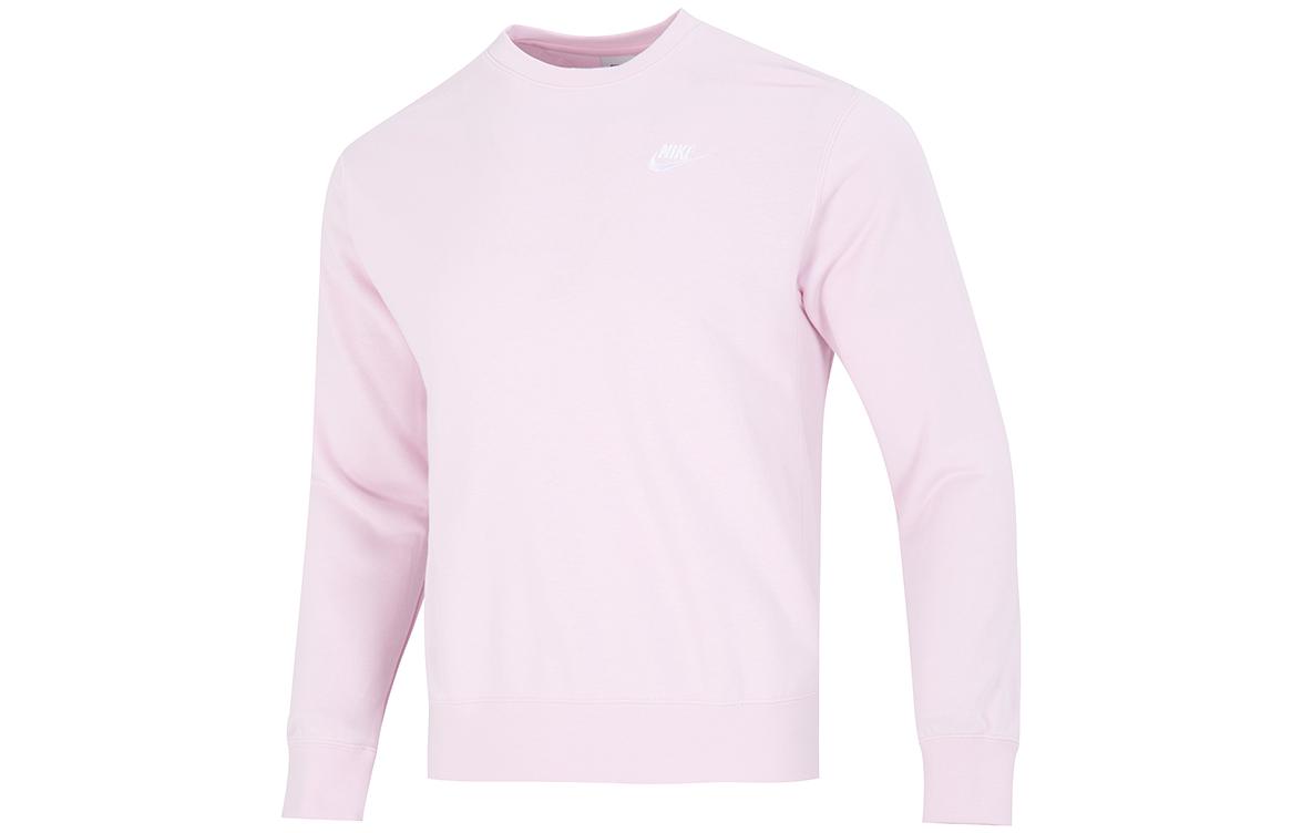 Nike Sportswear Club Crewneck Pullover Sweatshirt Pink () BV2667-663