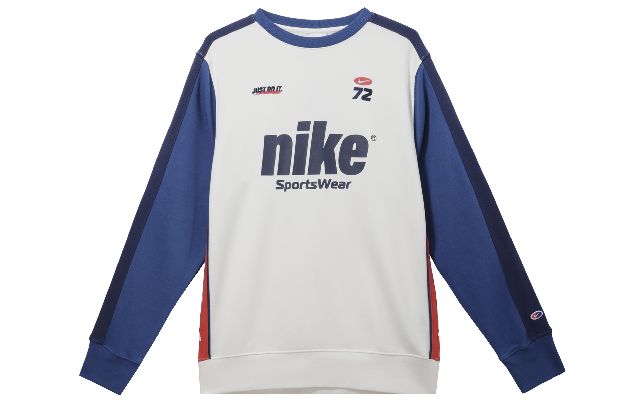 Nike Sportswear Club Crewneck Pullover White - Long Sleeve Sweatshirt HQ4949-133