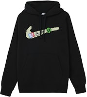 Nike Sportswear Club Fleece Black Pullover Hoodie DC3937-010 Nike Sportswear Club Fleece Black Pullover Hoodie DC3937-010