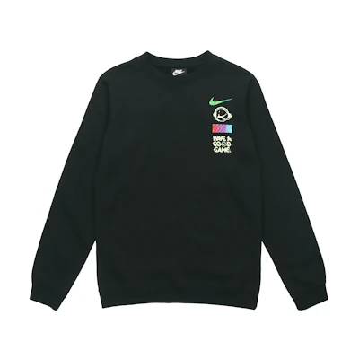 Nike Sportswear Club Fleece Crewneck Sweatshirt Black DC3938-010