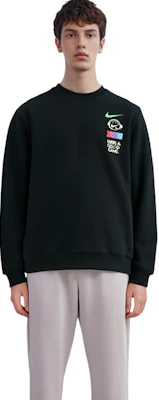 Nike 運動休閒刷毛圓領長袖上衣 黑色 DC3938-010 Details for Nike 運動休閒刷毛圓領長袖上衣 黑色 DC3938-010