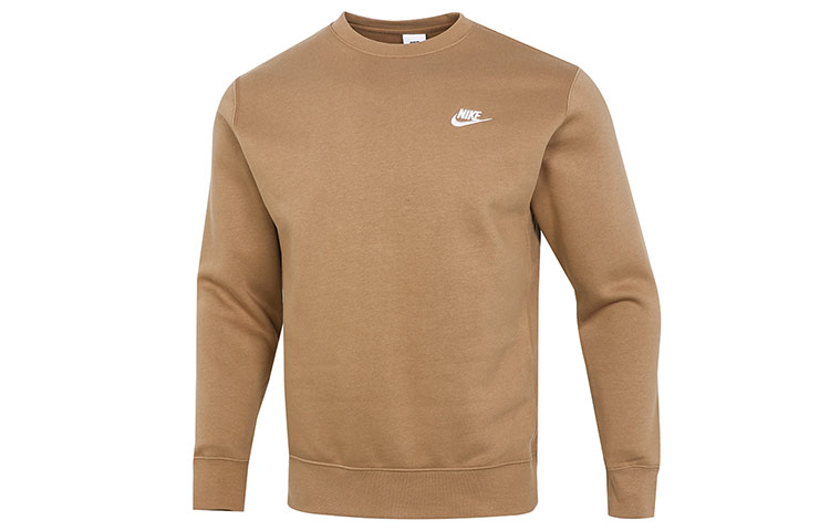Buy Sudadera Nike Sportswear Club Fleece Khaki - Jersey Casual Cuello Redondo BV2663-258