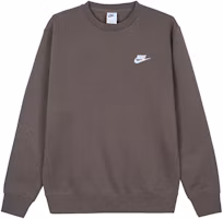 Nike Sportswear Club Fleece Crewneck Sweatshirt Winter Dark Brown Gift Idea BV2663-004 Nike Sportswear Club Fleece Crewneck Sweatshirt Winter Dark Brown Gift Idea BV2663-004