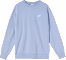 Nike Sportswear Club Fleece Embroidered Crewneck Sweatshirt Joyful Cobalt Blue BV2663-479 Nike Sportswear Club Fleece Embroidered Crewneck Sweatshirt Joyful Cobalt Blue BV2663-479