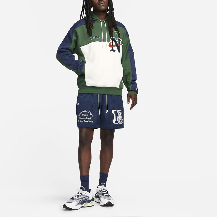 Nike Sportswear Club Fleece Logo Print Pullover Hoodie Green FQ6156-323 圖 4