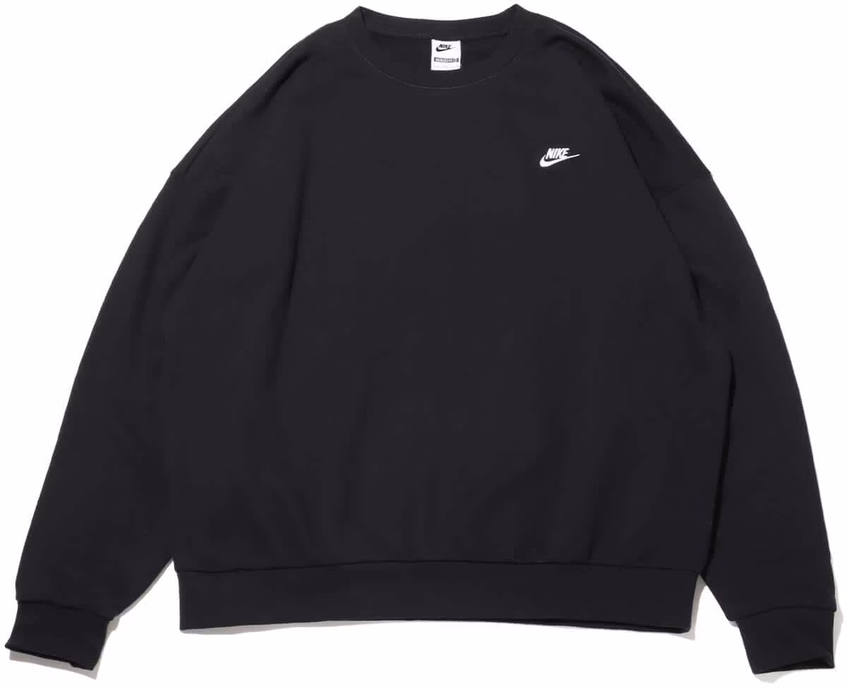 nike-sportswear-club-fleece-oversized-crewneck-logo-sweatshirt-black-men-hj-1820-010