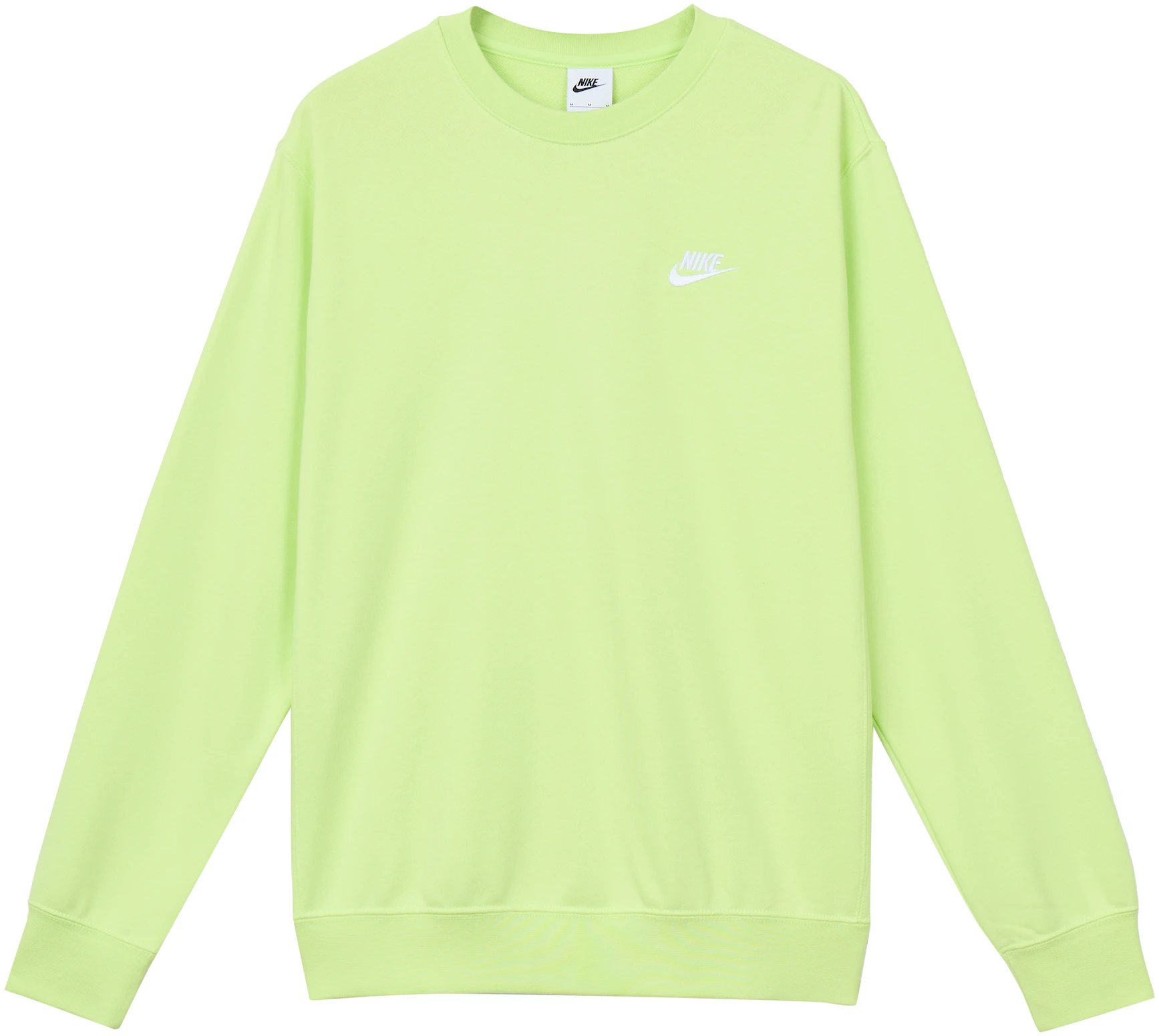 nike-sportswear-club-french-terry-embroidered-logo-crewneck-lemon-yellow-mens-bv-2667-736