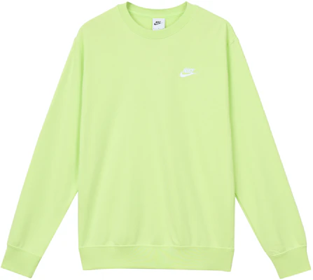 Nike Sportswear Club 法式毛巾布繡標圓領衫 檸檬黃 男款 BV2667-736 Buy Nike Sportswear Club 法式毛巾布繡標圓領衫 檸檬黃 男款 BV2667-736