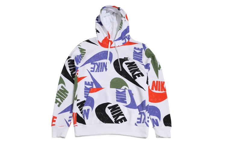 Nike Sportswear Club Hoodie Graffiti Swoosh Multicolor CJ6313-891