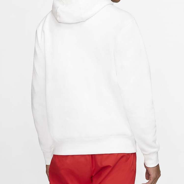 Nike Sportswear Club Hoodie White Unisex Casual Sweatshirt BV2654-100 圖 4