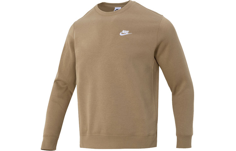 Nike Sportswear Club Logo Crewneck Sweatshirt Khaki BV2663-247