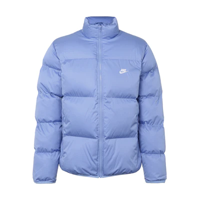 Nike Sportswear Club Polar Blue Full-Zip Stand Collar Jacket FB7369-450