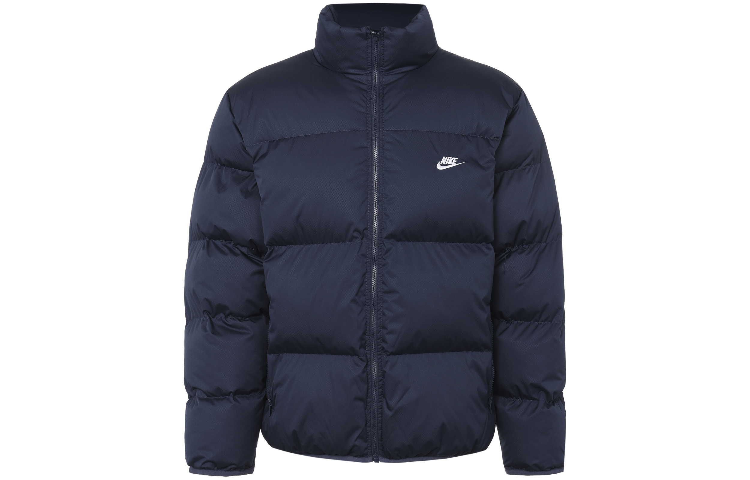 Nike Sportswear Club Primaloft Puffer Jacket Navy Blue -  Warm Zip-Up FB7369-410