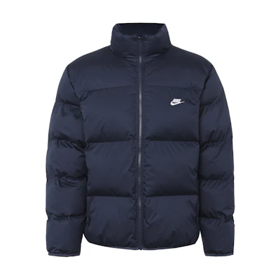 Nike Sportswear Club Primaloft Puffer Jacket Navy Blue - Warm Zip-Up FB7369-410