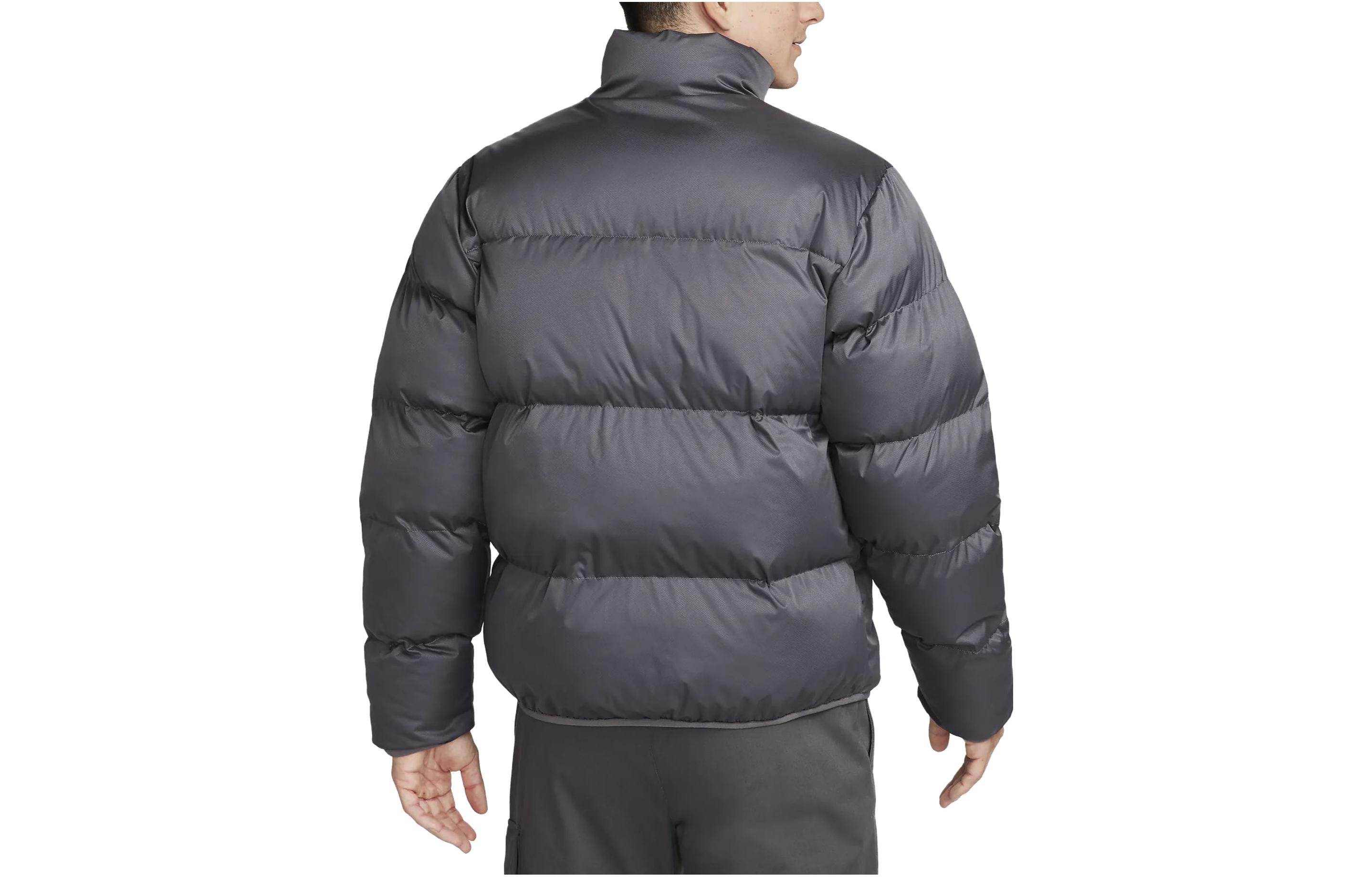 Lookbook 나이키 스포츠웨어 클럽 솔리드 스탠드 칼라 자켓 아이언 그레이 FB7368-068