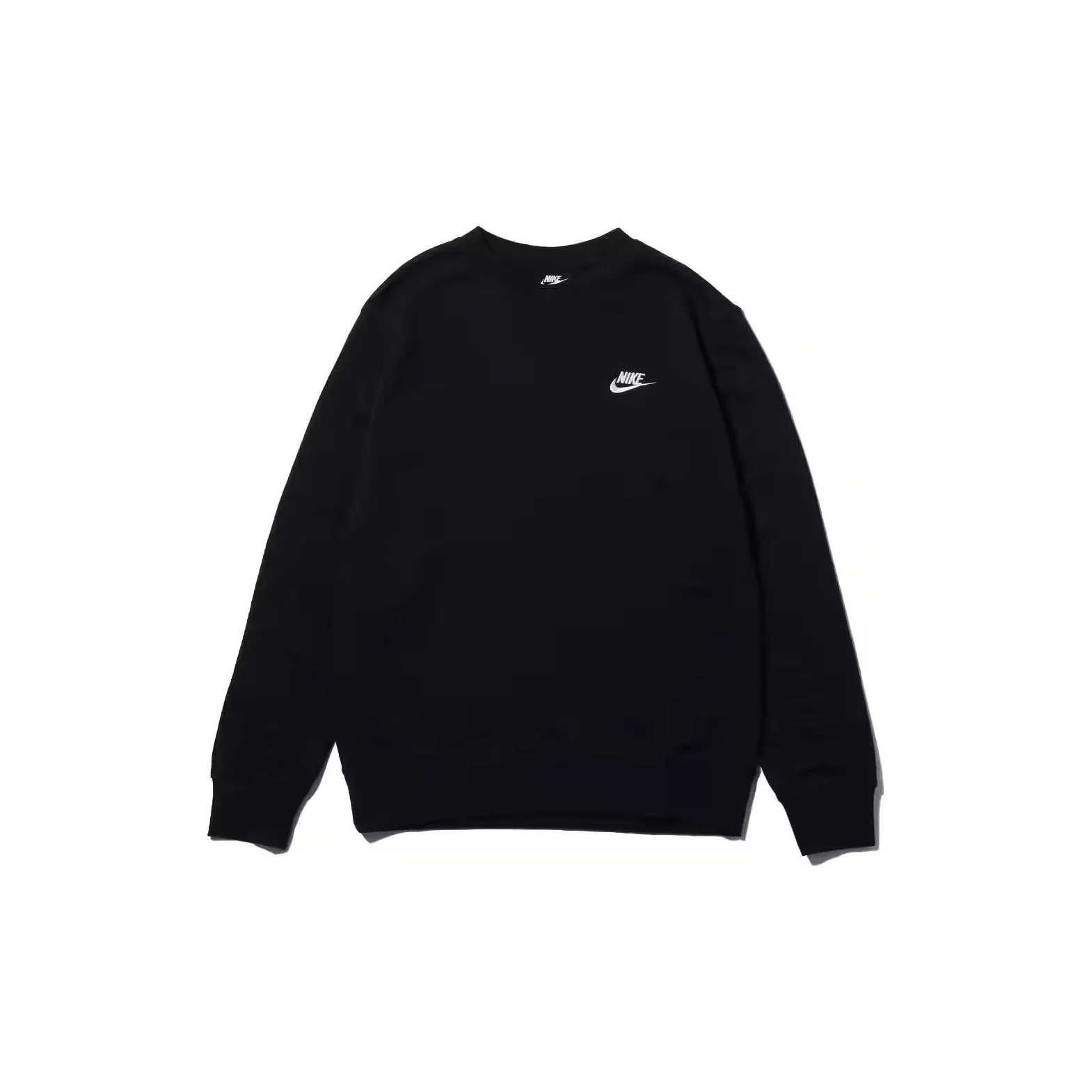Nike Sportswear Club Unisex Black Crewneck Sweatshirt - Soft and Comfortable BV2667