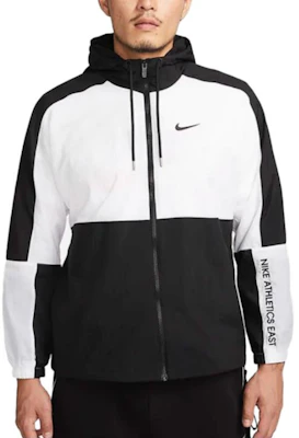 Nike Sportswear Colorblock Hooded Jacket Spring Black CJ4561-010 Details for Nike Sportswear Colorblock Hooded Jacket Spring Black CJ4561-010