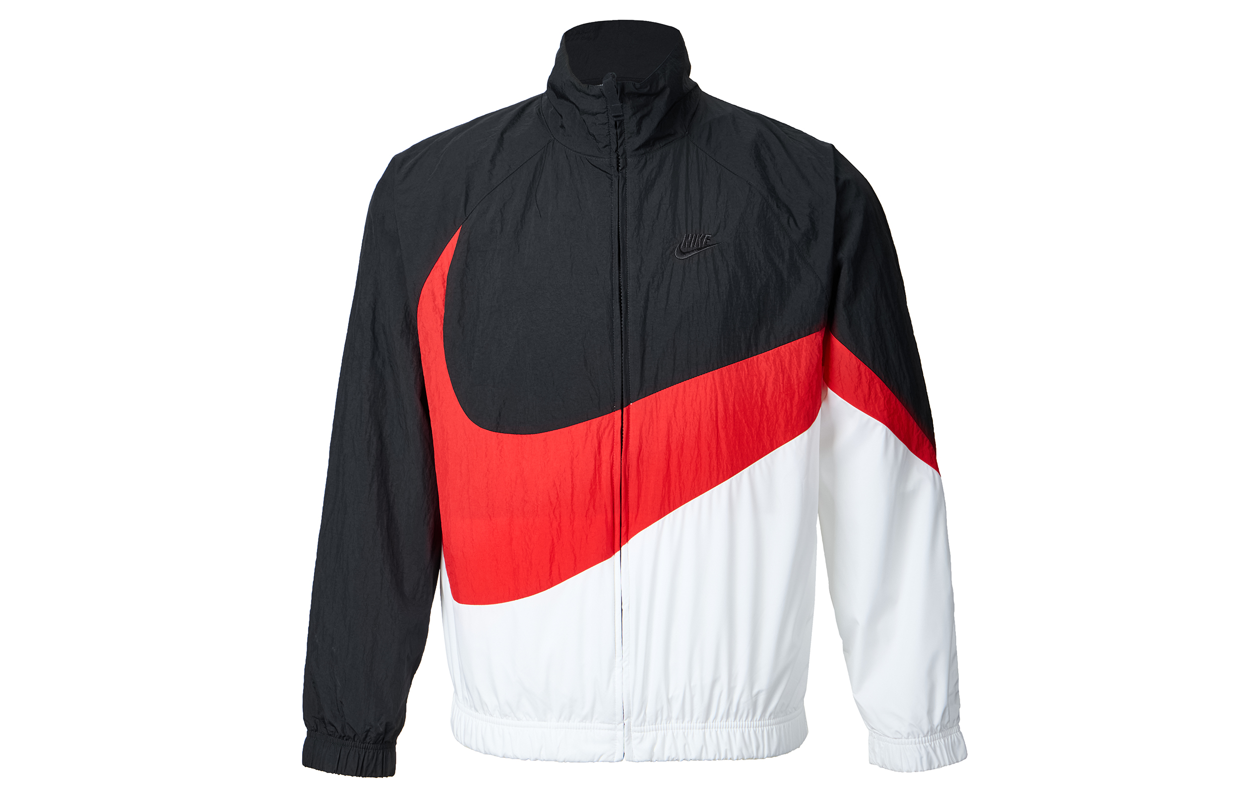 Nike Sportswear Colorblock Logo Woven Jacket Black AR3133-011