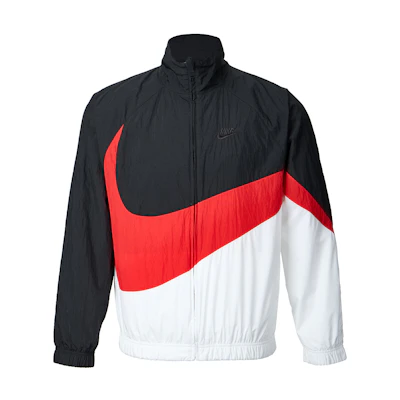Nike Sportswear Colorblock Logo Woven Jacket Black AR3133-011