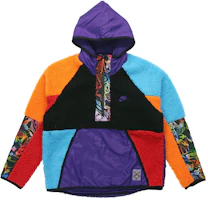 Nike Sportswear Colorblock Sherpa Half-Zip Hoodie American Style CU3672-546 Nike Sportswear Colorblock Sherpa Half-Zip Hoodie American Style CU3672-546