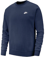Nike Sportswear Crewneck Pullover Sweatshirt Midnight Navy BV2663-410 Nike Sportswear Crewneck Pullover Sweatshirt Midnight Navy BV2663-410